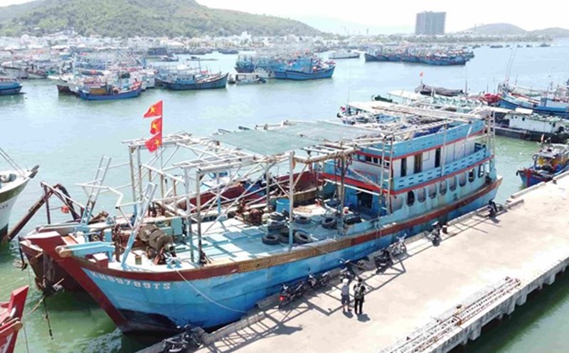 Khanh Hoa provincial authorities strictly manage fishing vessels under 6 meters and vessels serving aquaculture. Photo: Huu Long