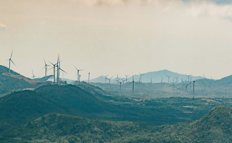 Wind power projects in the mountainous areas of Quang Tri province have come into operation. Photo: Hung Tho