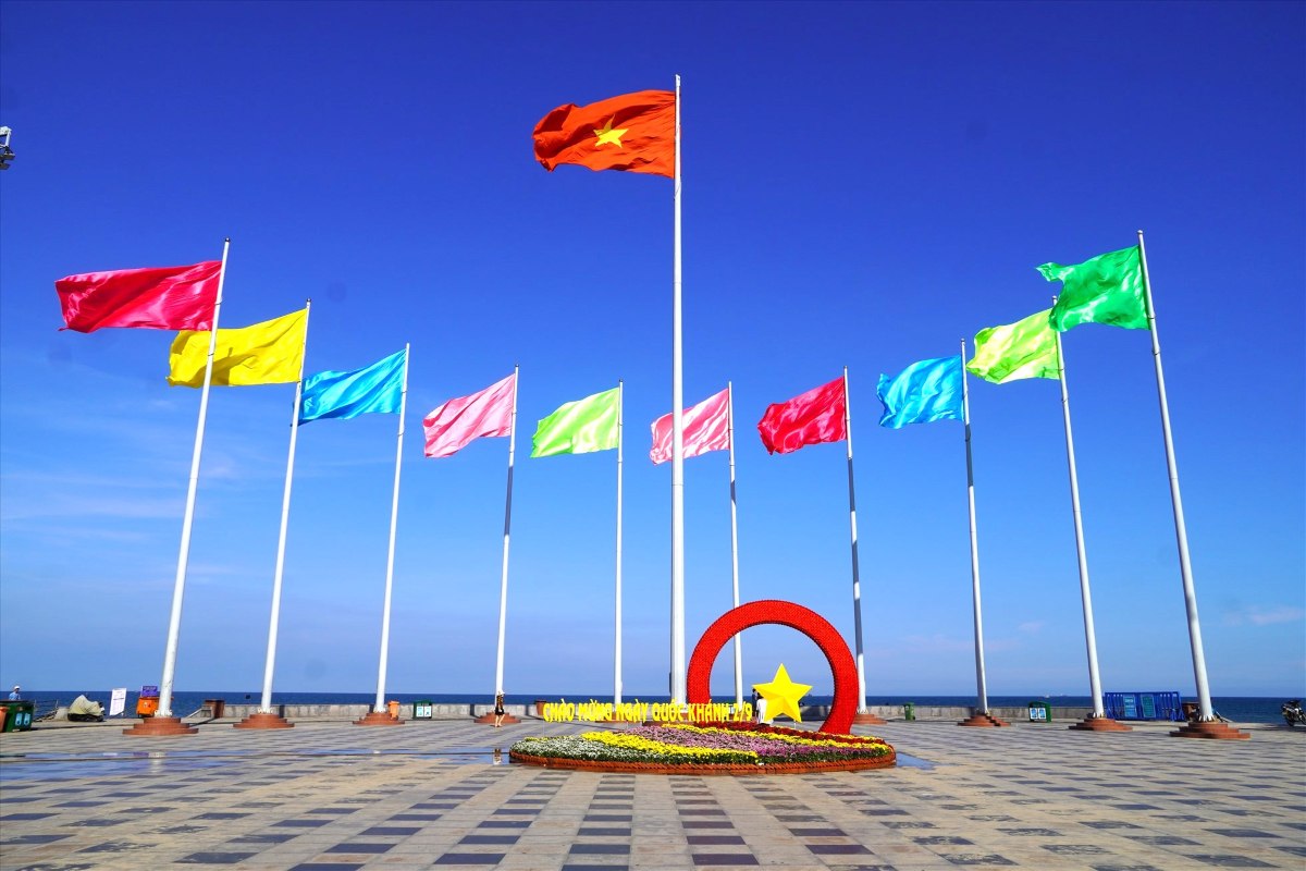 Hang cot co tung la diem nhan mot thoi o khu vuc Bai Sau. Anh: Thanh An