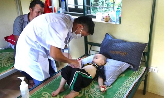 Xã Nậm Kè, tỉnh Điện Biên đã ghi nhận 127 ca mắc bệnh lỵ, trong đó có nhiều học sinh. Ảnh: Xã Nậm Kè