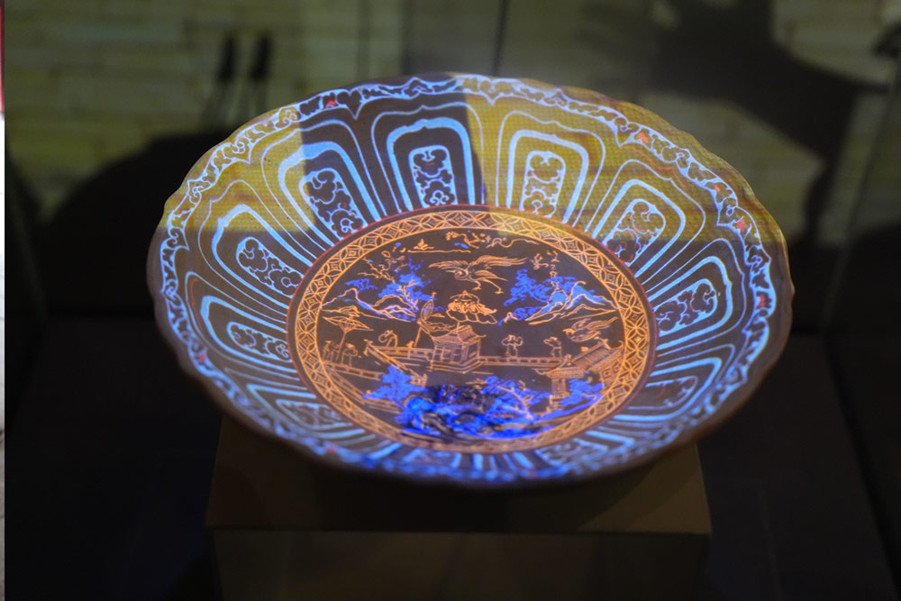 Cong nghe 3D Mapping tai Hoang Thanh Thang Long. Anh: Vu Linh