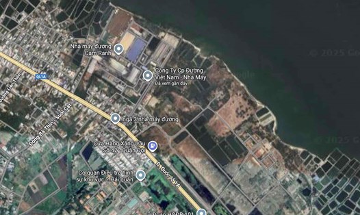 Hình ảnh Nhà máy đường Việt Nam tại Khánh Hòa. Ảnh: Google Map