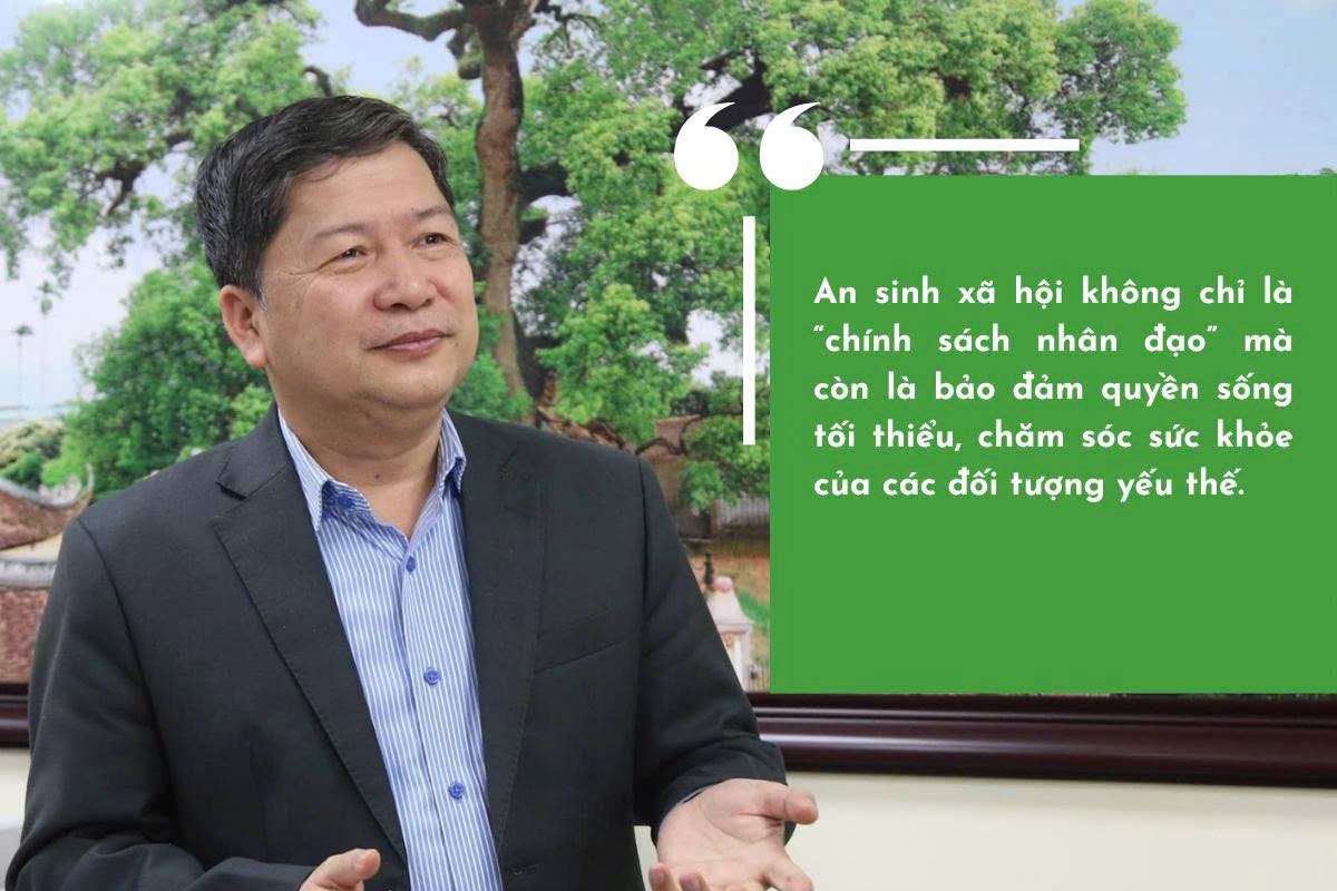 Ong Ta Van Ha - Pho Chu nhiem Uy ban Van hoa va Xa hoi cua Quoc hoi - cho rang, can co ho tro ve sinh ke, tao diem tua an sinh de nu lao dong tu do vuot qua kho khan. Anh: Nhom PV