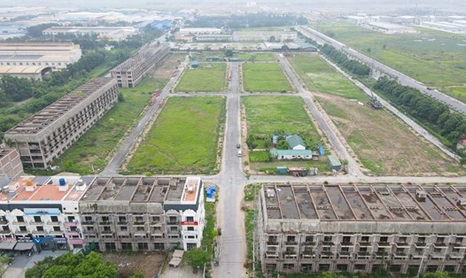 Toàn cảnh dự án khu nhà ở tại xã Gia Đông (tỉnh Bắc Ninh). Ảnh: Vân Trường