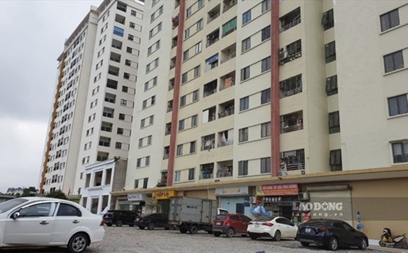 The apartment complex for low-income people in Bac Tu Son - one of the social housing projects in Bac Ninh currently costs less than 10 million VND/m2. Photo: Van Truong
