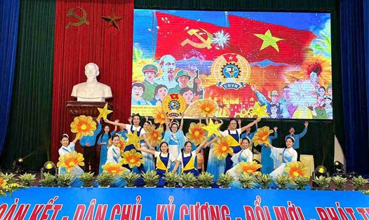 Đại hội Công đoàn xã Tứ Kỳ khẳng định quyết tâm xây dựng Tứ Kỳ văn minh, hiện đại. Ảnh: Mai Hương