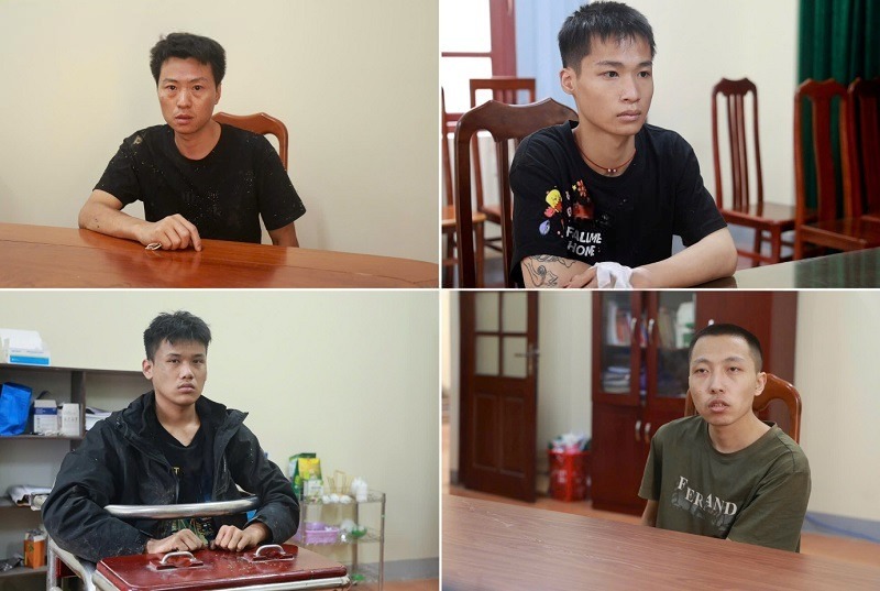 Những người nước ngoài có liên quan đến vụ án sát hại tài xế trên Quốc lộ 1A. Ảnh: Công an Lạng Sơn