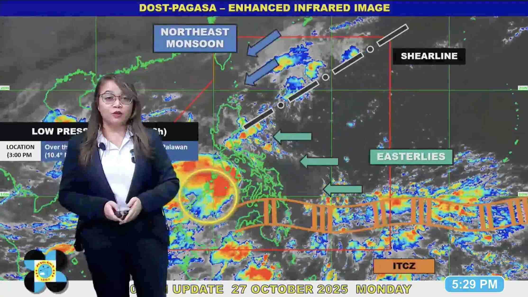The Philippine Atmospheric, Geophysical and Astronomical Services Administration officially announced the start of the northeast monsoon season. Photo: PAGASA