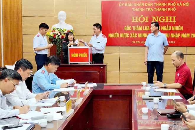 Hà Nội xác minh tài sản, thu nhập 56 cán bộ theo hình thức bốc thăm ngẫu nhiên