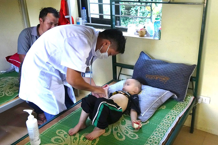 Dien Bien province has recorded 3 communes with cases of dysentery. Photo: Nam Ke Commune