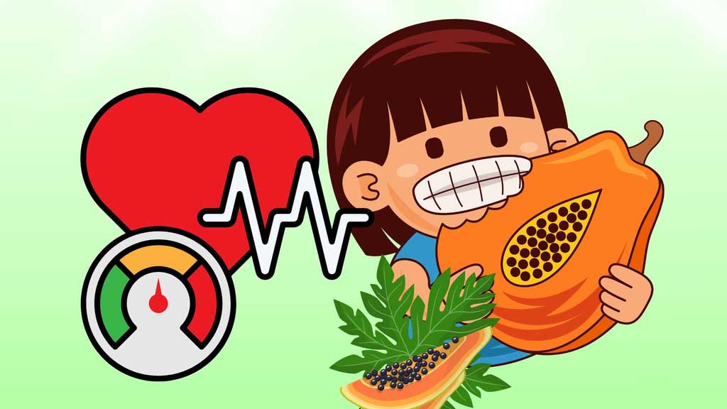Tips for eating papaya properly to help stabilize blood pressure