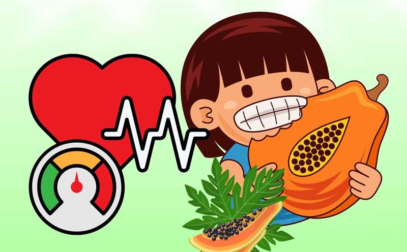 Tips for eating papaya properly to help stabilize blood pressure