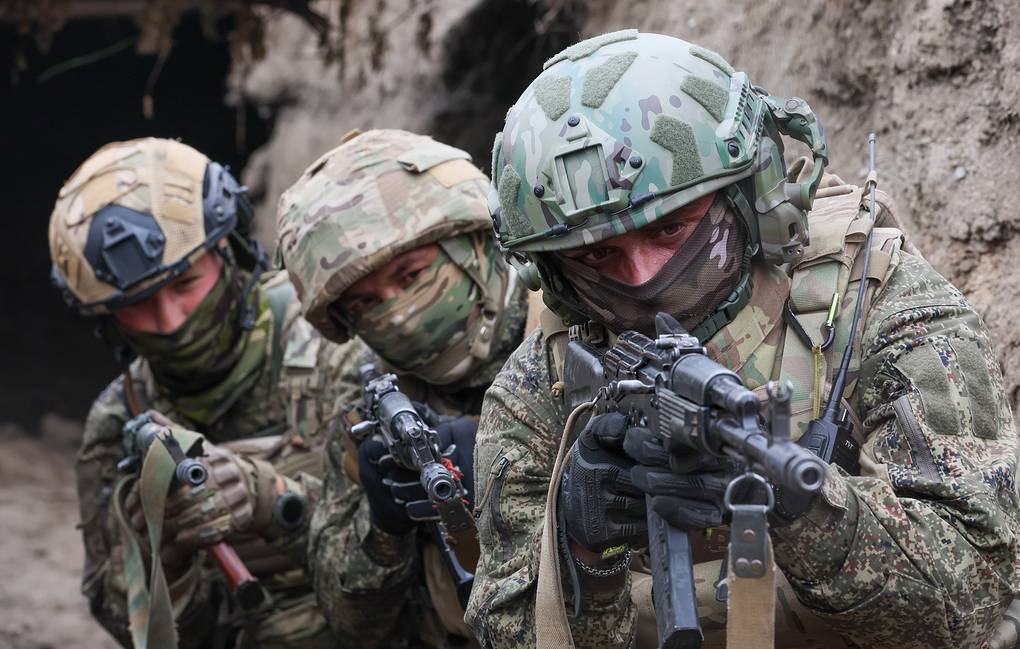 Russian army on the battlefield. Photo: TASS