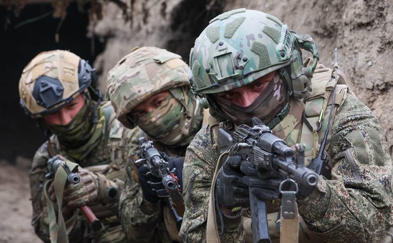 Russian army on the battlefield. Photo: TASS