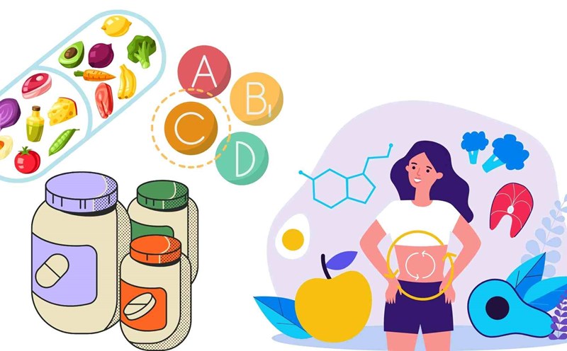 Supplementing the right type of vitamin will help increase metabolism. Graphics: Ha May