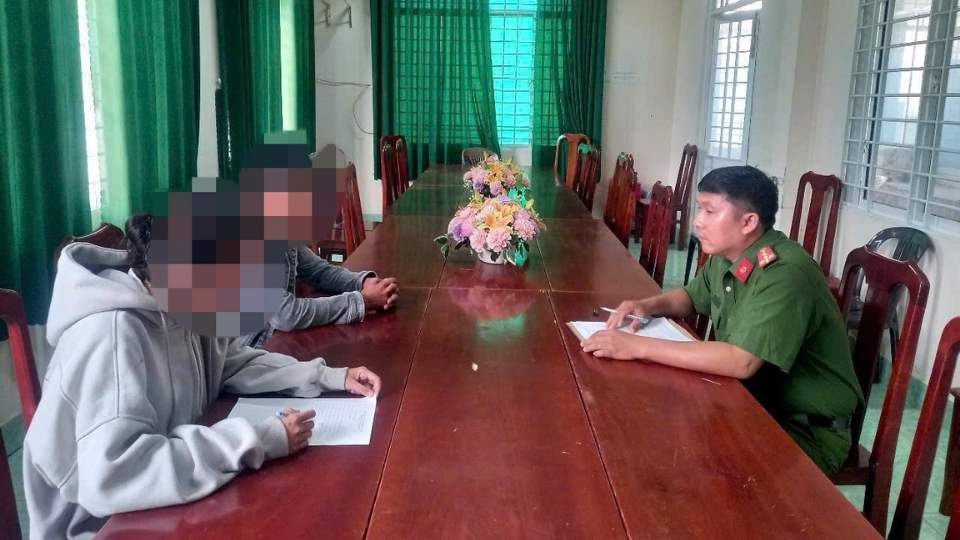 The police clarified the cause of the conflict stemming from livestream activities on social networks. Photo: Hoang Loc