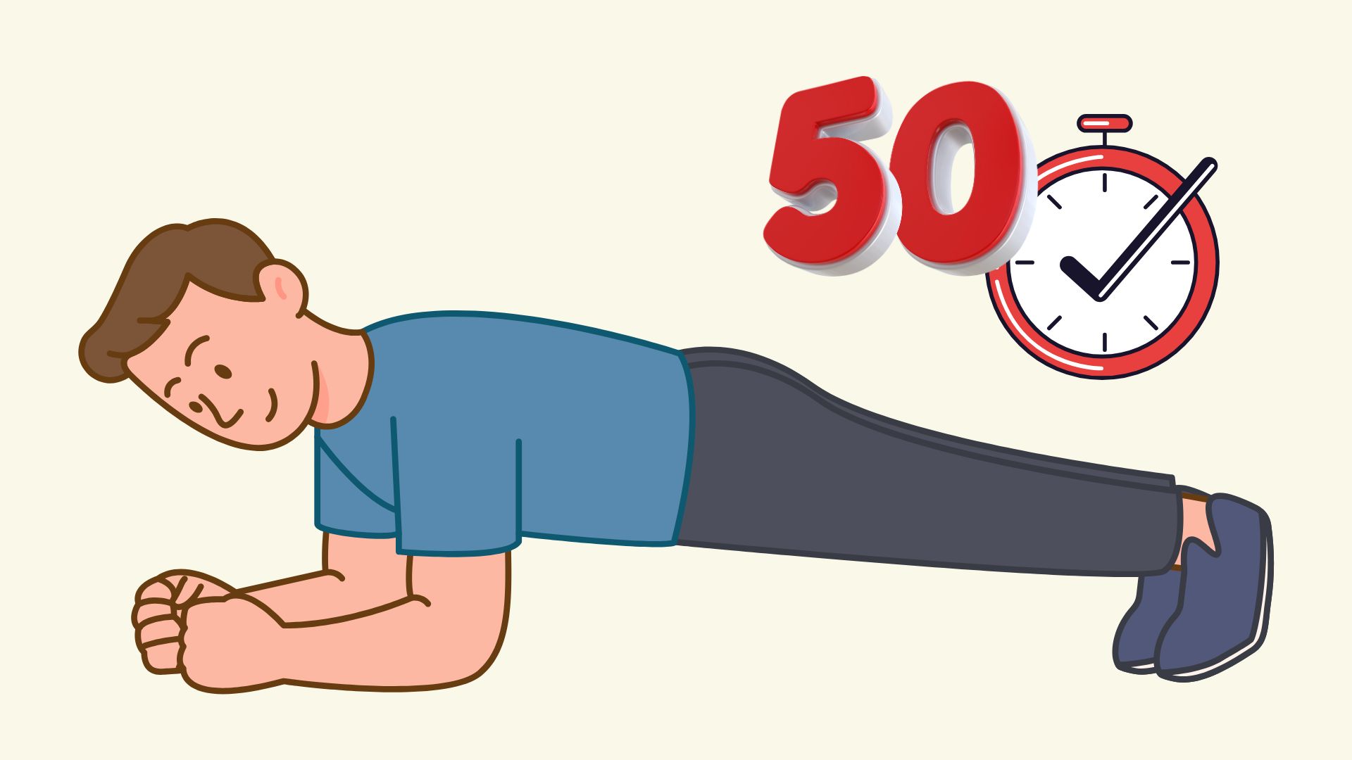 Plank is an exercise that helps people over 50 stay in shape and healthy. Graphics: Thanh Thanh