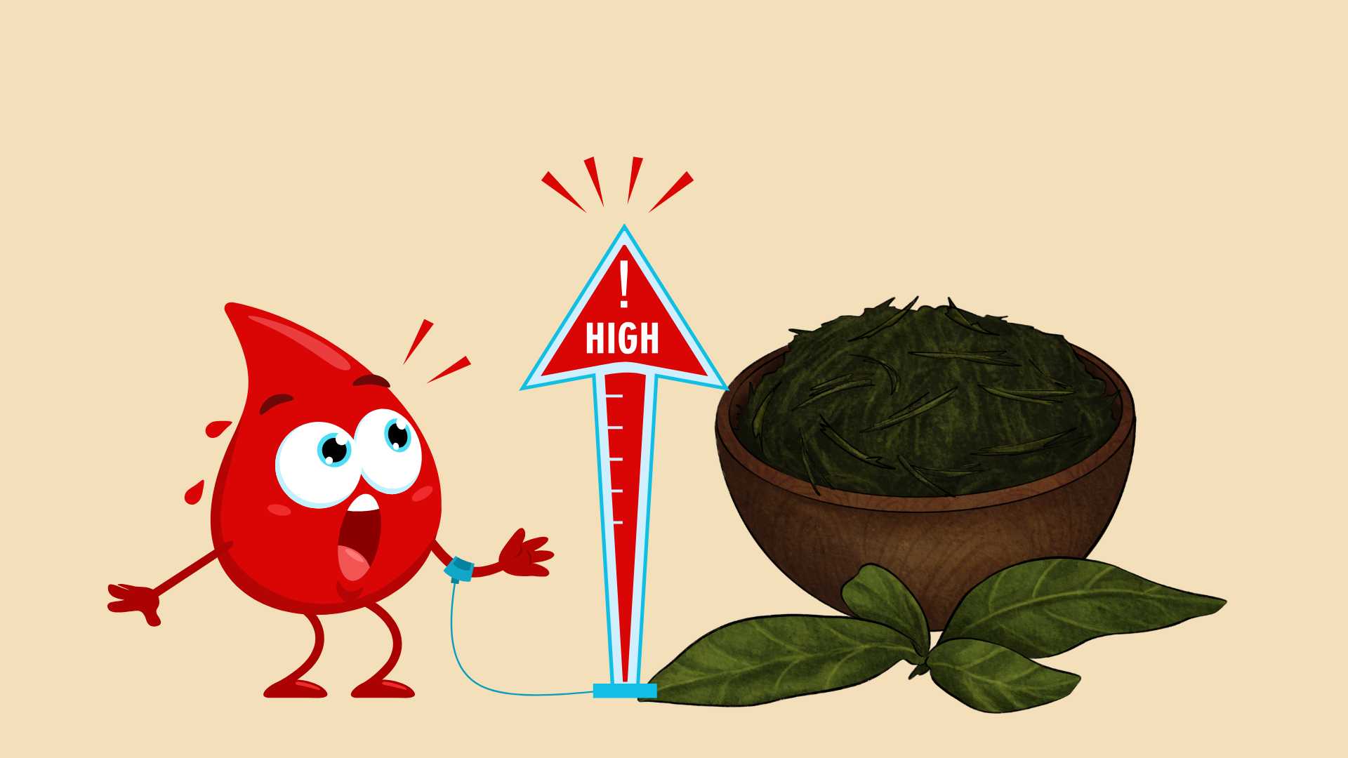 Tea increases blood sugar. Graphic photo: Hoang Loc