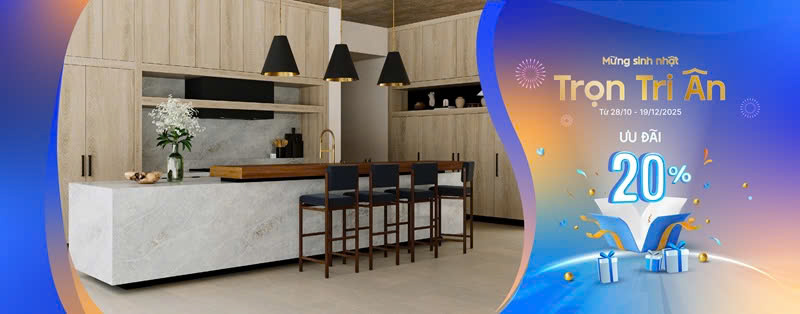 このプログラムは、Vicostone が 23 年間の開発過程を通じてブランドを信頼し、同行してくれたすべての顧客に送る心からの感謝の気持ちを表しています。 写真: ヴィコストーン