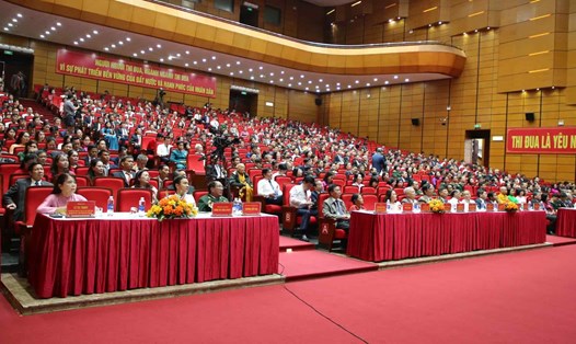 475 gương điển hình tham dự Đại hội Thi đua yêu nước Quảng Trị lần thứ I. Ảnh:  Công Sáng