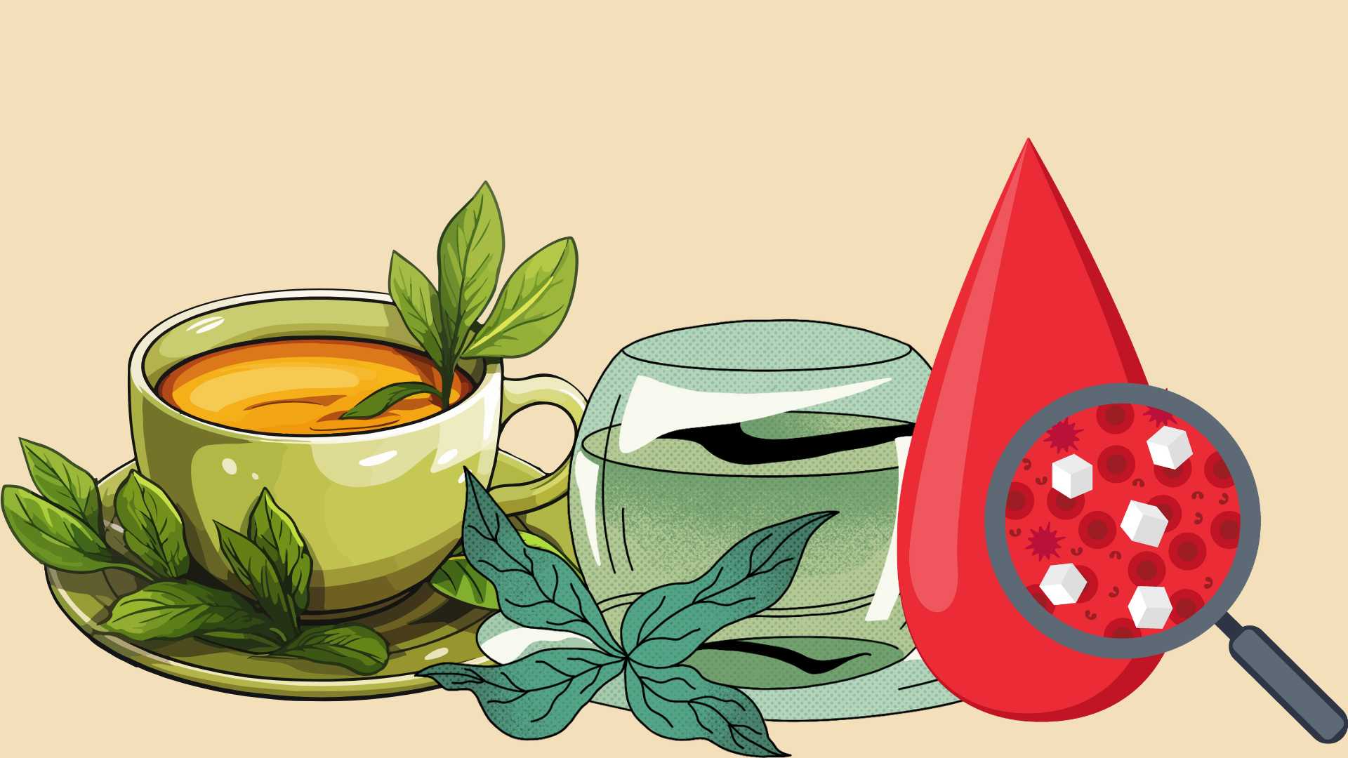 These two types of tea are recommended by nutritionists for people with a high glycemic index. Graphic photo: Hoang Loc