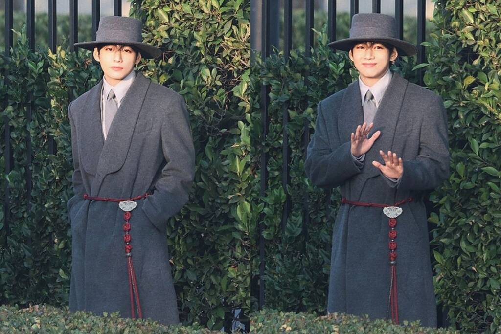 V (BTS) appeared at the event. Photo: cut from video