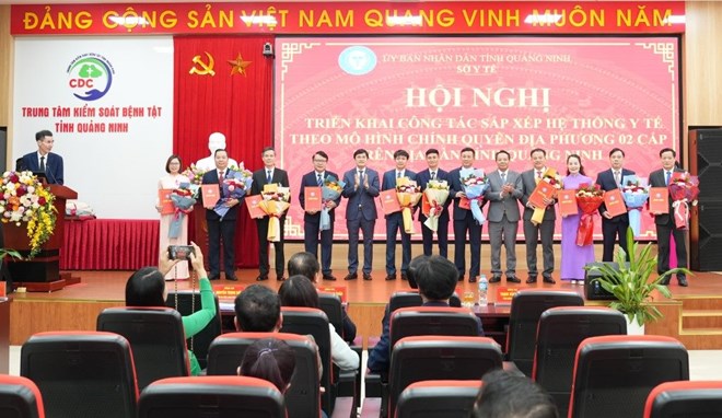 Ngành Y tế Quảng Ninh giảm 128 đầu mối và gần 190 lãnh đạo các đơn vị