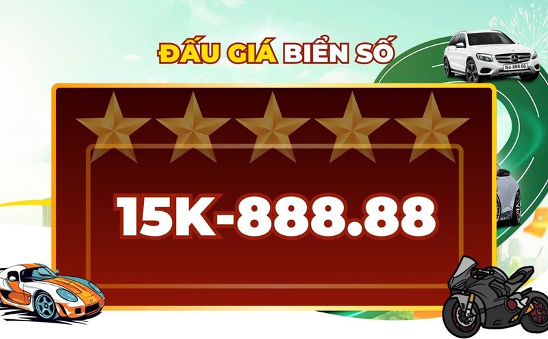 Super beautiful 5-digit 8 license plates will be available in the license plate auction on October 28