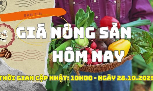 Giá nông sản hôm nay 28.10: Giá cà phê giảm mạnh sau chuỗi ngày tăng giá