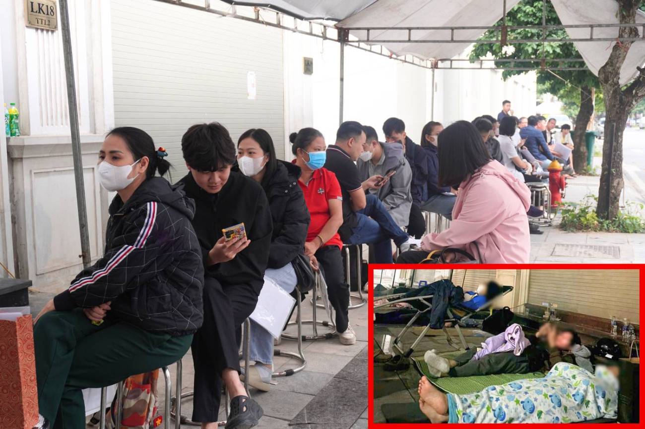 人々は一晩中行列し、ドンアンの公営住宅プロジェクトの投資家は申請の受け取り方法を変更した