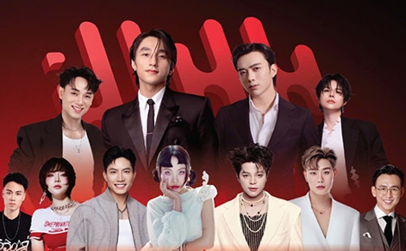The image of Son Tung M-TP and Soobin Hoang Son in a poster about the music program caused much controversy between the two singers' fans. Photo: Organizing Committee