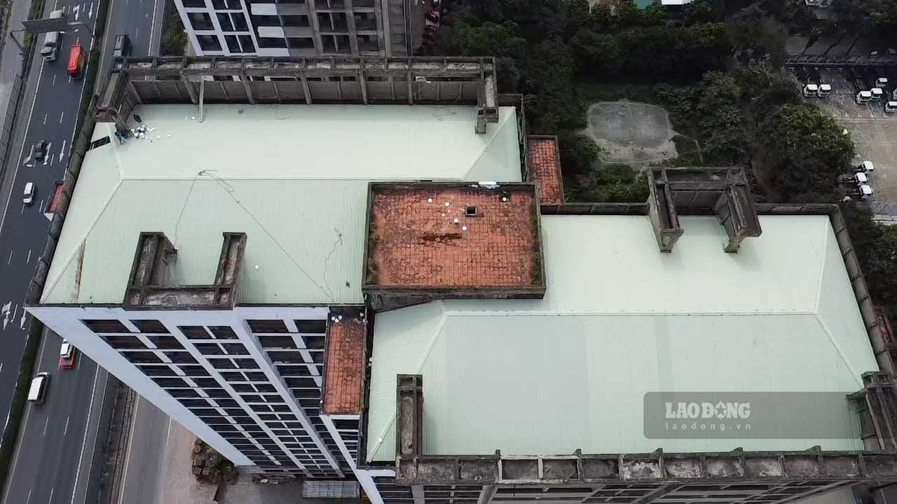 Cac khoi nha cao 19 tang, khi duoc su dung se dap ung cho o hang nghin nguoi. Anh: Nguyen Tung.