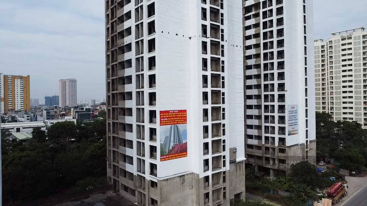 Du kien viec sua chua se hoan thanh trong nam 2026 de bat dau tiep nhan nguoi co nhu cau nha o xa hoi. Anh: Nguyen Tung.