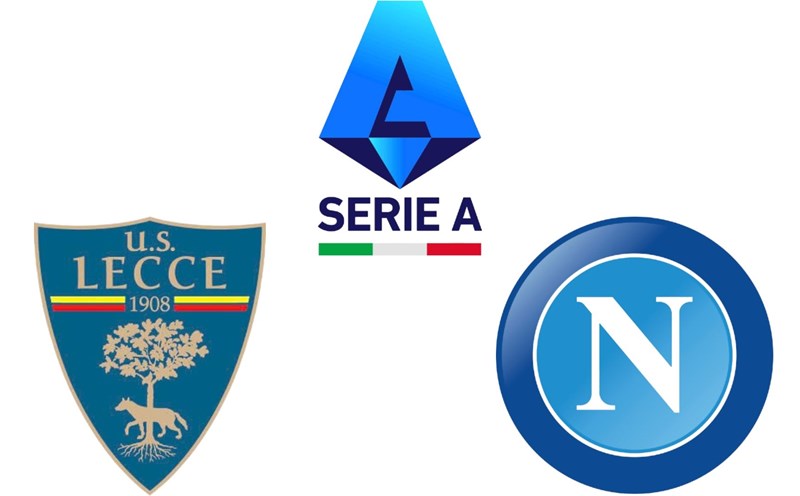 Lecce vs Napoli in Serie A. Graphics: Van An