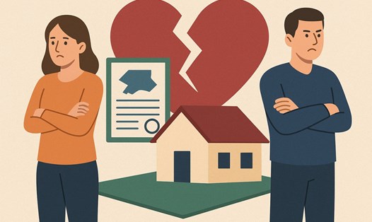 Khi ly hôn, mảnh đất được nhận thừa kế vẫn thuộc quyền sở hữu của người vợ, trừ trường hợp hai bên có thỏa thuận nhập vào tài sản chung. Ảnh: Như Hạ