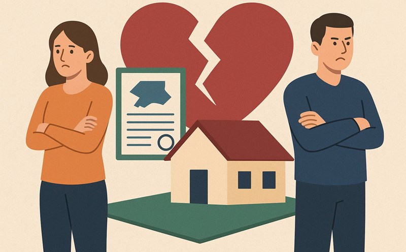 When divorced, the inherited land is still the property of the wife, except in cases where both parties have agreed to join the common property. Photo: Nhu Ha