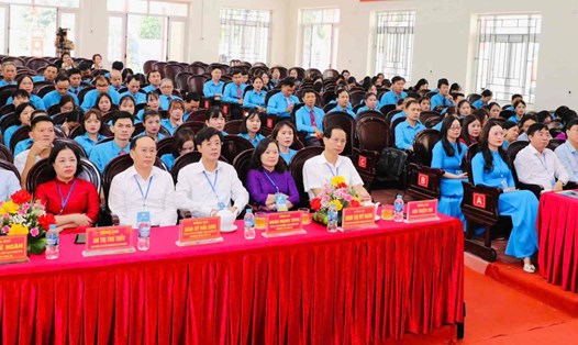 Các đại biểu tham dự Đại hội Công đoàn phường Nam Hoa Lư. Ảnh: Nguyễn Trường