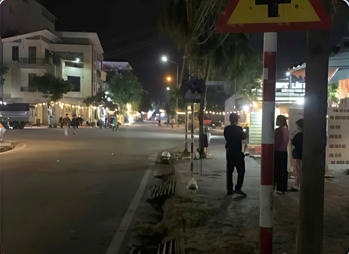 Scene de l'accident. Photo : Comite de la securite routiere de la ville de Hai Phong
