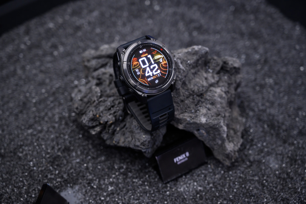 fēnix 8 MicroLED is a pioneering watch in Garmin's display technology. Photo: Provided by the enterprise