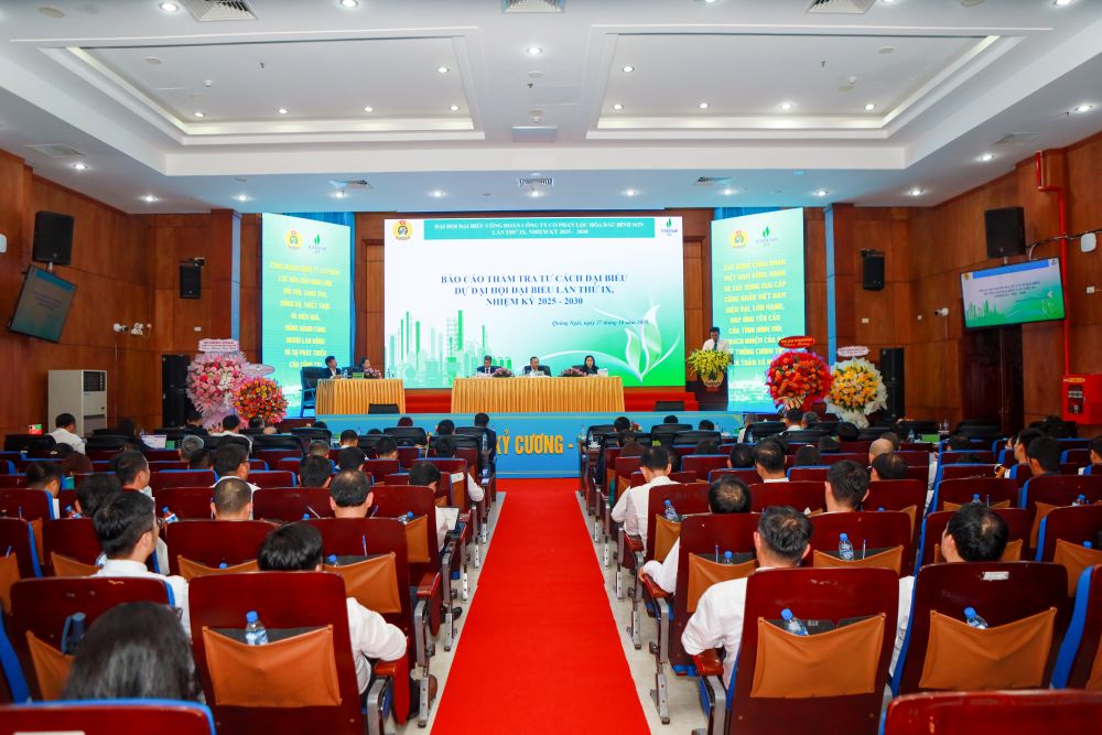 Cong doan co so BSR da long trong to chuc Dai hoi dai bieu lan thu IX, nhiem ky 2025 - 2030. Anh: BSR