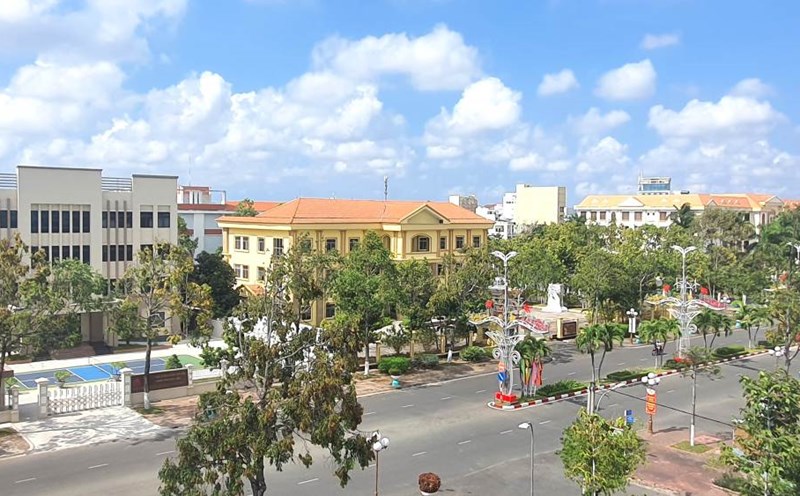 A corner of the old administrative area of Bac Lieu province, now Bac Lieu ward, Ca Mau province. Photo: Nhat Ho