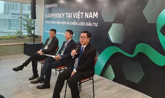 Kaspersky Việt Nam đầu tư mạnh vào bảo mật dữ liệu và hợp tác với các tổ chức để nâng cao năng lực an ninh mạng. Ảnh: Nguyễn Đăng