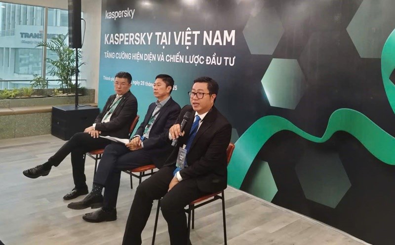 Kaspersky Vietnam invests heavily in data security and cooperates with organizations to improve cybersecurity capacity. Photo: Nguyen Dang