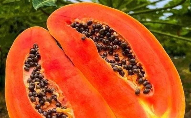 Papaya is a dessert that helps reduce belly fat. Photo: Kieu Vu.