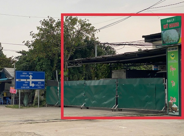 Trụ sở công ty cung cấp suất ăn bán trú. Ảnh: Phóng viên