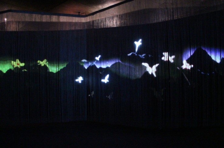 Tac pham “Truong ru, man che” cua Nguyen Hoang Giang tai Phong Mong uoc. Anh: Nguyen Oanh 