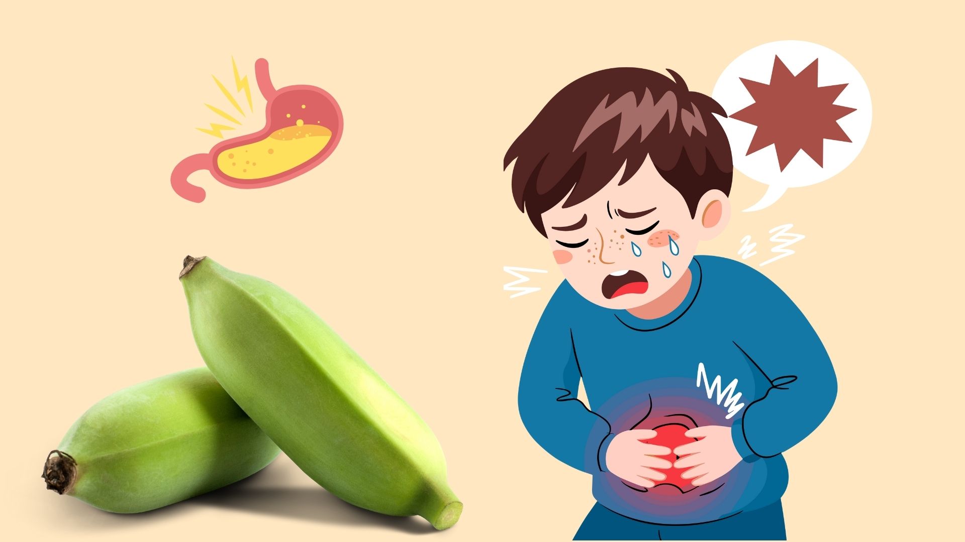 Loi ich cua chuoi xanh trong viec dieu tri tieu chay. Do hoa: Bao Anh