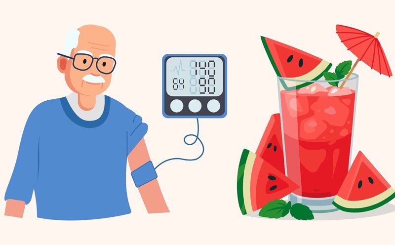 Stabilize blood pressure from a popular fruit. Graphics: Linh Dan