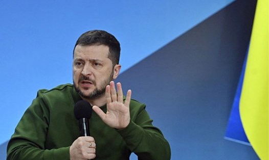 Tổng thống Ukraina Volodymyr Zelensky. Ảnh: AFP