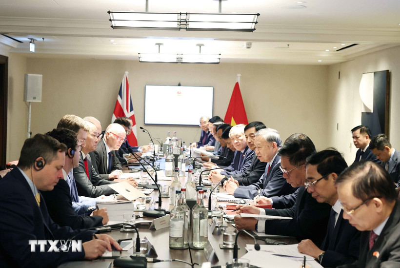 General Secretary To Lam emphasized that Vietnam is ready to welcome and test pioneering ideas in the seminar on October 28. Photo: VNA